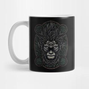 King Monkey back print Mug